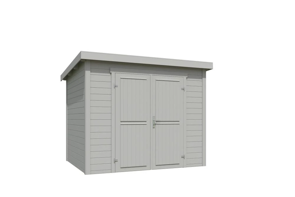 Outdoor Life Blokhut Mila Platinum Grey 250 x 200 cm - Afbeelding 2